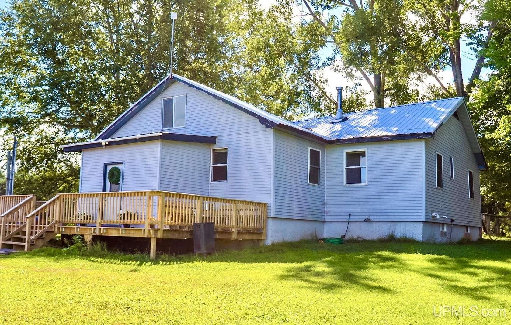 5 Acres of Land with Home for Sale in Lake Linden, Michigan