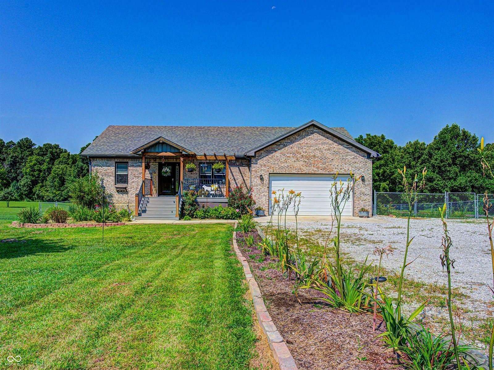 5 Acres of Residential Land with Home for Sale in Cloverdale, Indiana