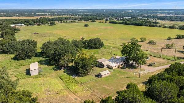 5.8 Acres of Residential Land with Home for Sale in Meridian, Texas