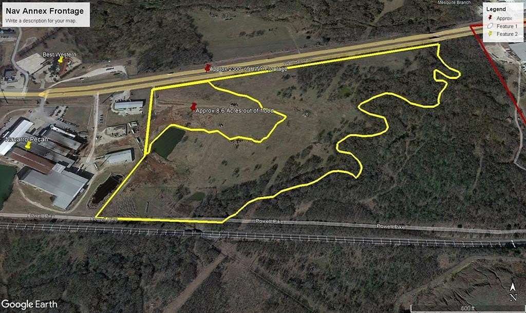 47.6 Acres of Land for Sale in Corsicana, Texas