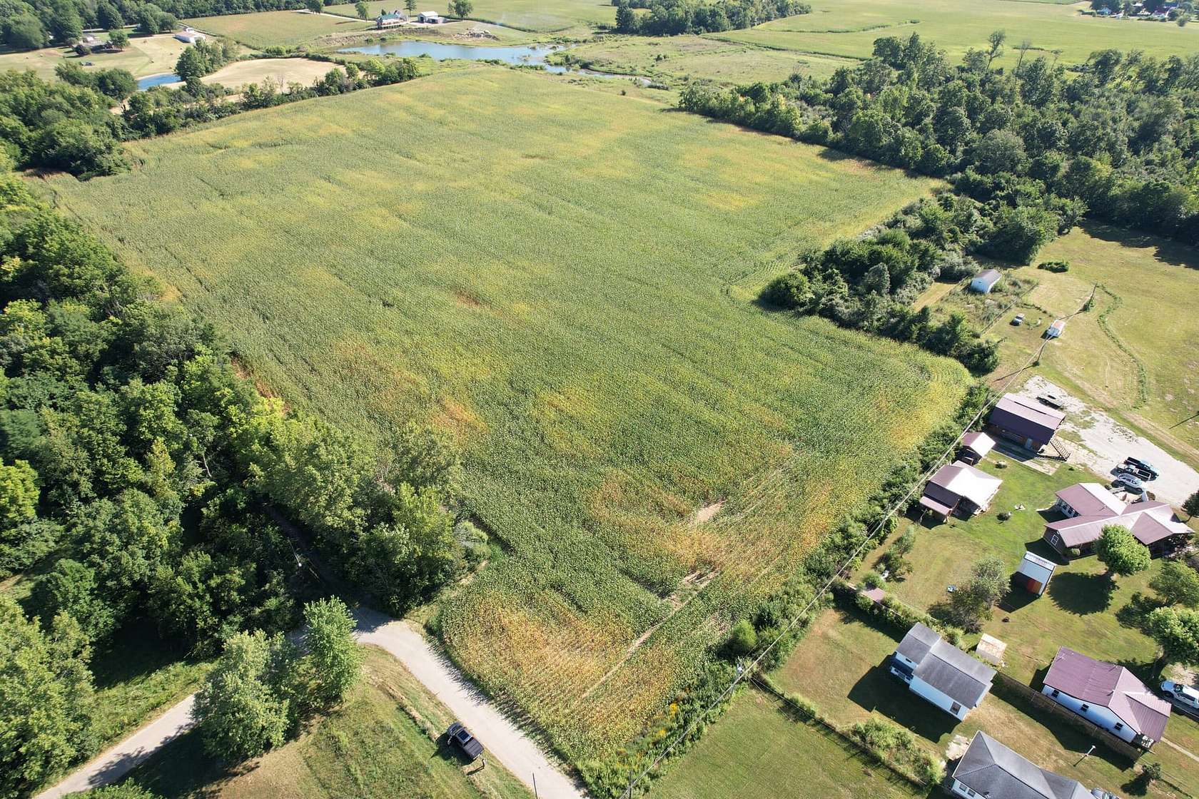 23 Acres of Recreational Land & Farm for Sale in New Castle, Indiana