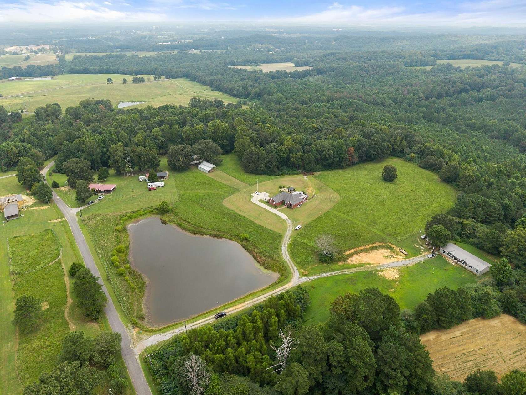 20.5 Acres of Land with Home for Sale in Arley, Alabama