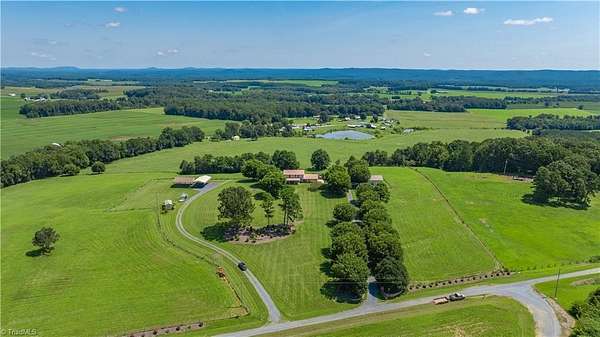 33.4 Acres of Land with Home for Sale in Denton, North Carolina