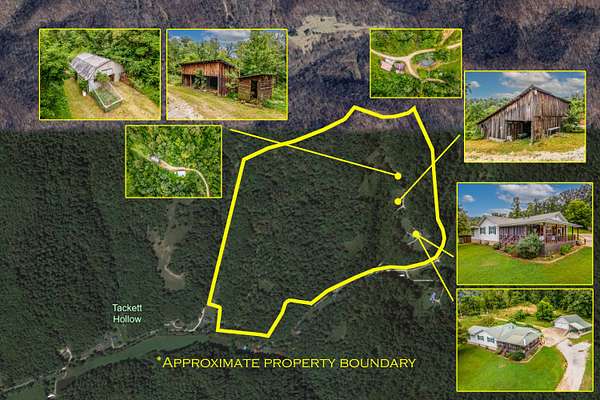 112 Acres of Land with Home for Sale in Frenchburg, Kentucky