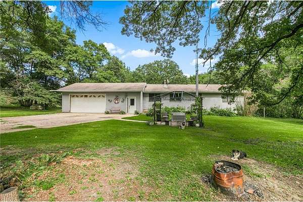 10 Acres of Residential Land with Home for Sale in Clearwater, Minnesota