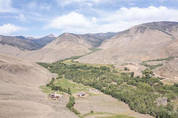 44.8 Acres of Agricultural Land with Home for Sale in Challis, Idaho