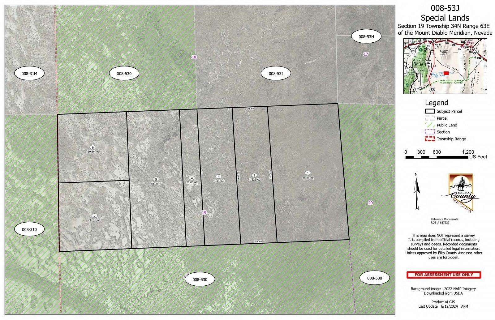 39.4 Acres of Land for Sale in Wells, Nevada