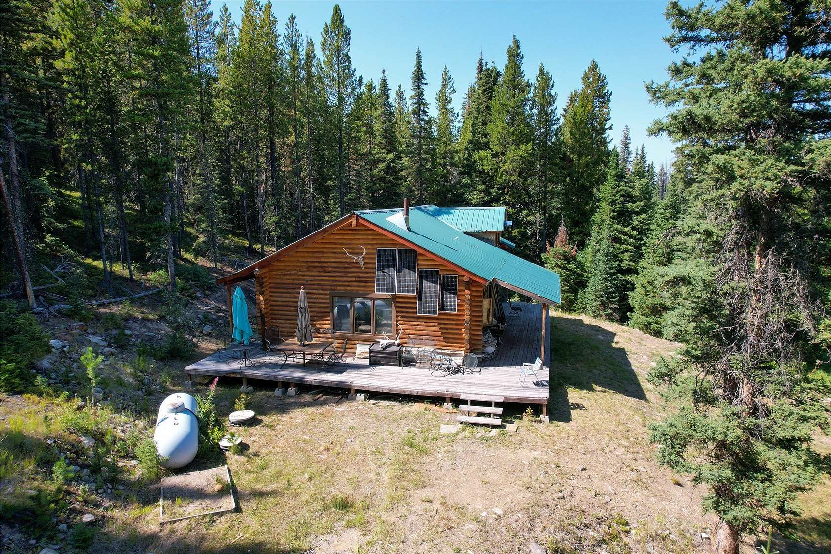 19 Acres of Recreational Land with Home for Sale in Elliston, Montana