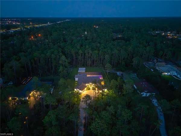 2.5 Acres of Residential Land with Home for Lease in Naples, Florida