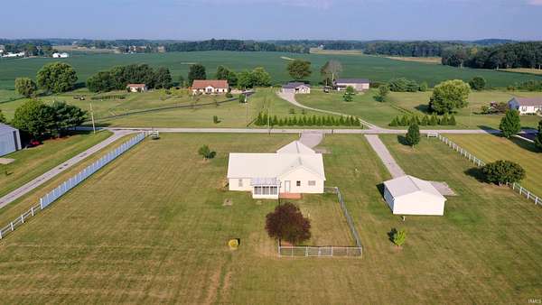 2.27 Acres of Residential Land with Home for Auction in Columbia City, Indiana