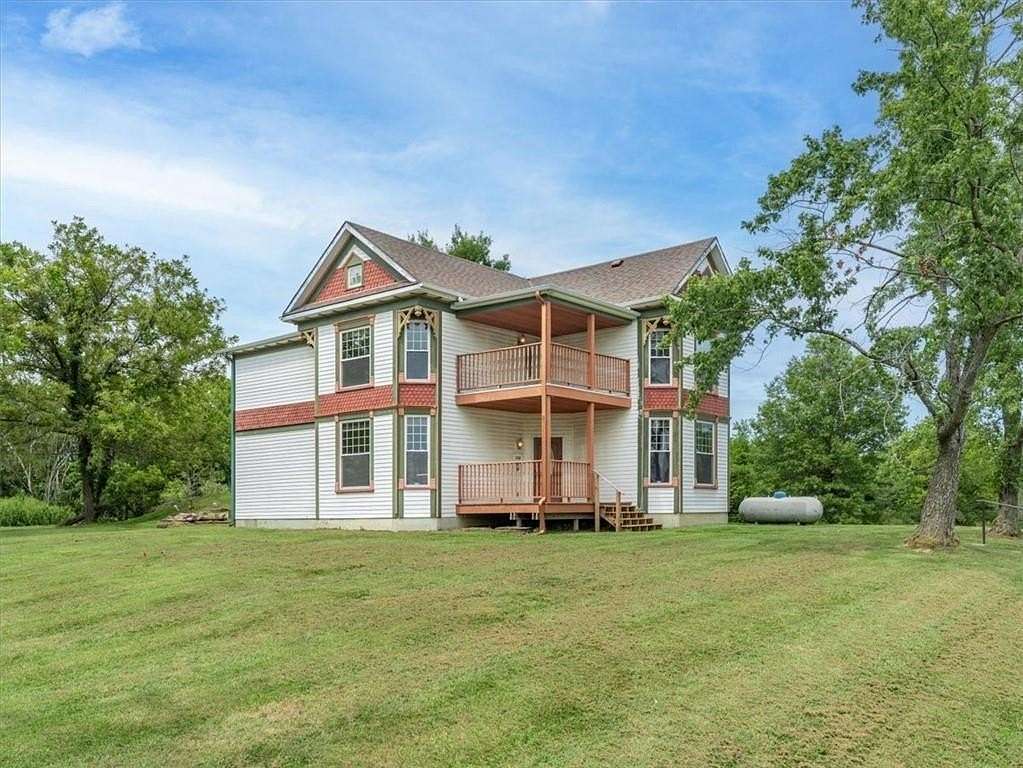 9.9 Acres of Residential Land with Home for Sale in Rosendale, Missouri