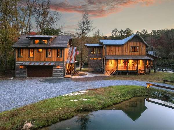 4 Acres of Residential Land with Home for Sale in Mineral Bluff, Georgia