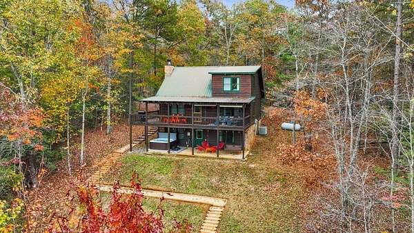 3 Acres of Residential Land with Home for Sale in Mineral Bluff, Georgia