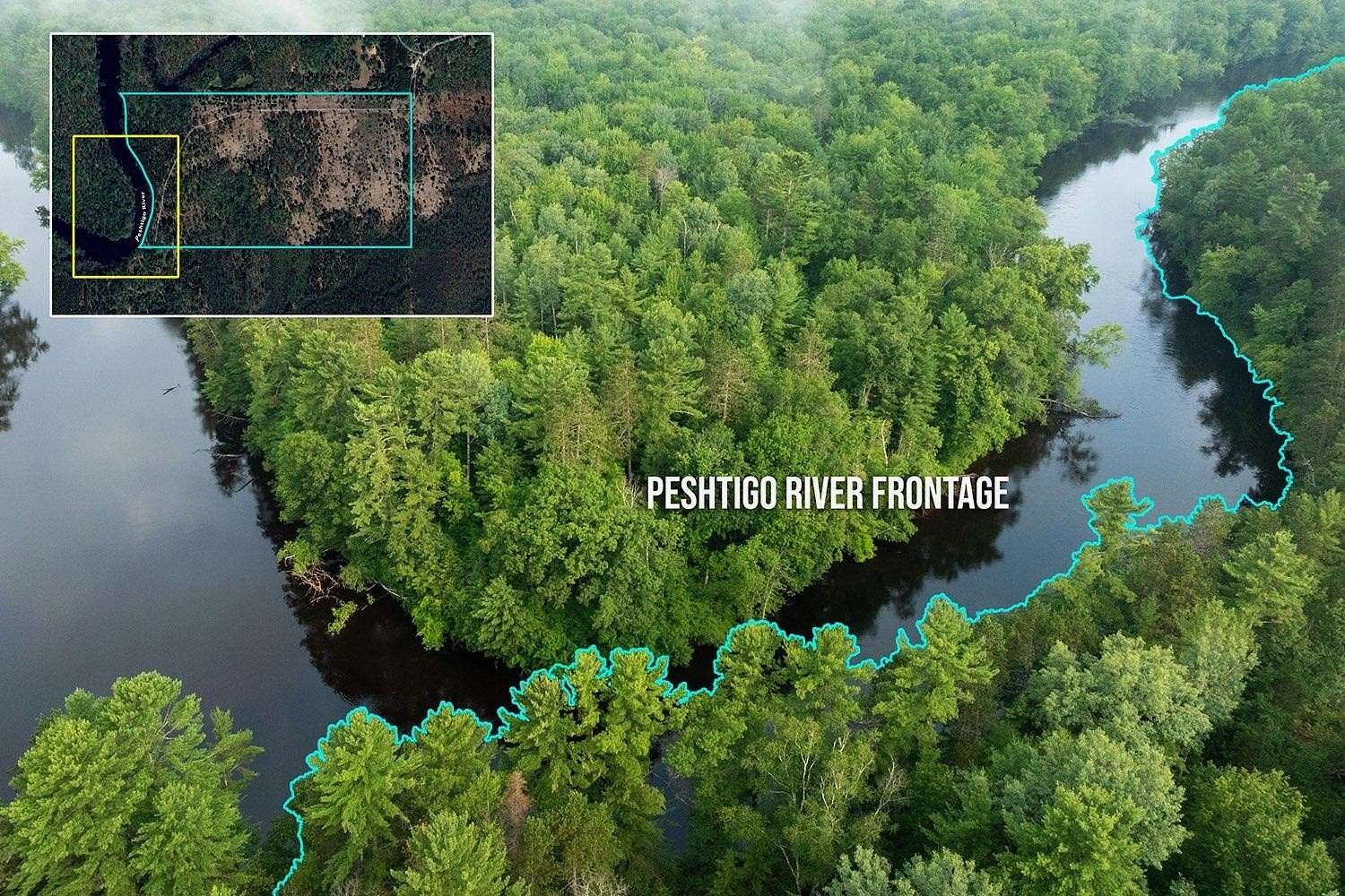 40.5 Acres of Recreational Land & Farm for Sale in Peshtigo, Wisconsin