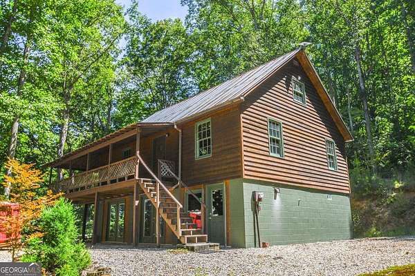 6.5 Acres of Land with Home for Sale in Blairsville, Georgia