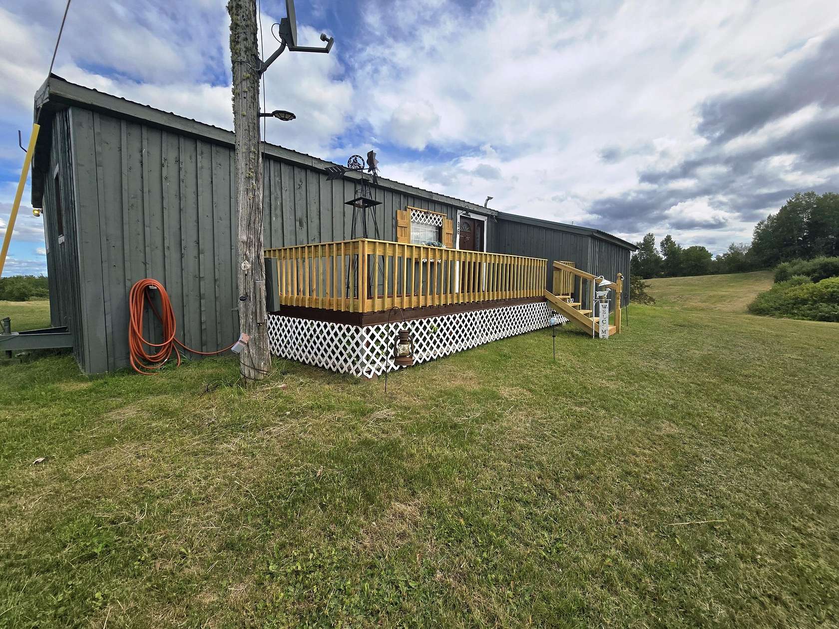 10.4 Acres of Recreational Land with Home for Sale in Littleton, Maine