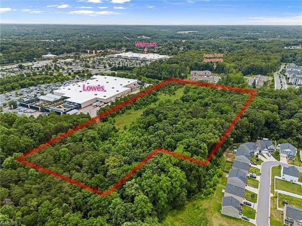 13.6 Acres of Mixed-Use Land for Sale in Winston-Salem, North Carolina