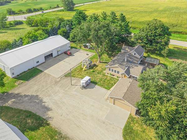 7.63 Acres of Land with Home for Sale in Madrid, Iowa