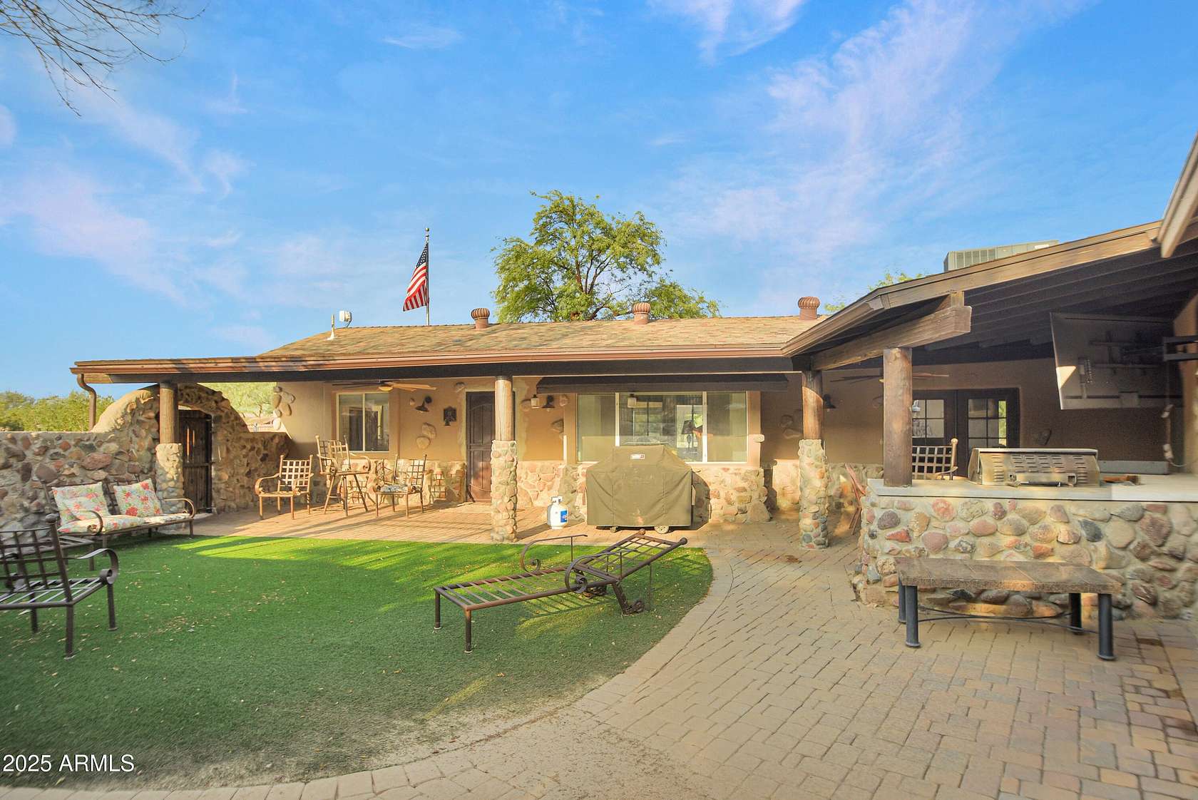 4.7 Acres of Residential Land with Home for Sale in New River, Arizona