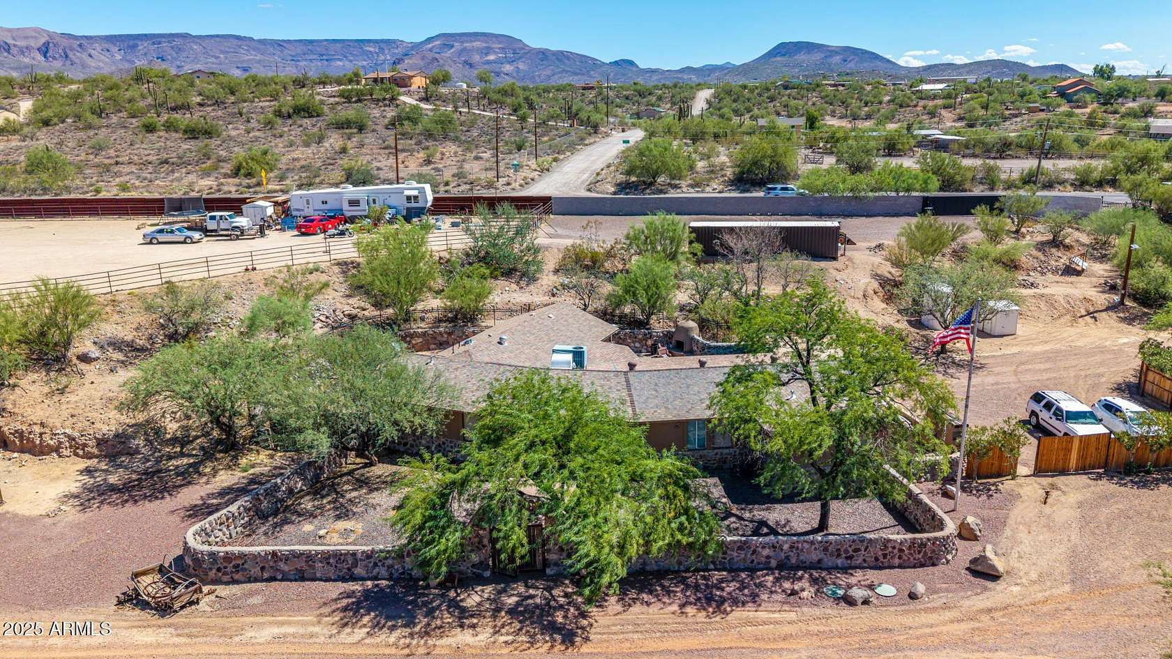 4.7 Acres of Land with Home for Sale in New River, Arizona