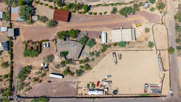 4.7 Acres of Residential Land with Home for Sale in New River, Arizona