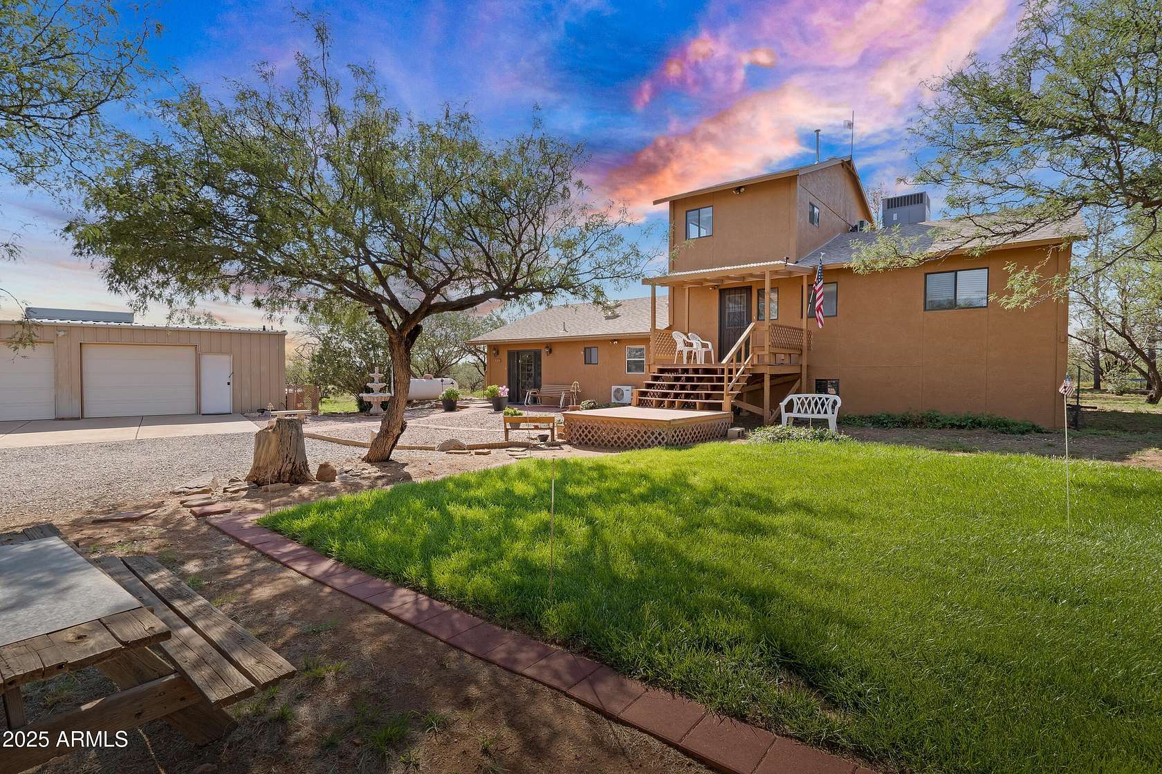 4.8 Acres of Land with Home for Sale in Hereford, Arizona