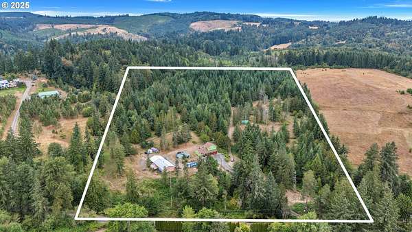 39.5 Acres of Recreational Land with Home for Sale in Rainier, Oregon