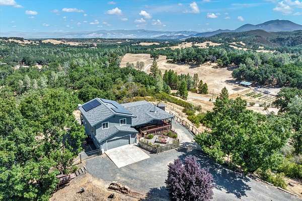 29.4 Acres of Land with Home for Sale in Kelseyville, California