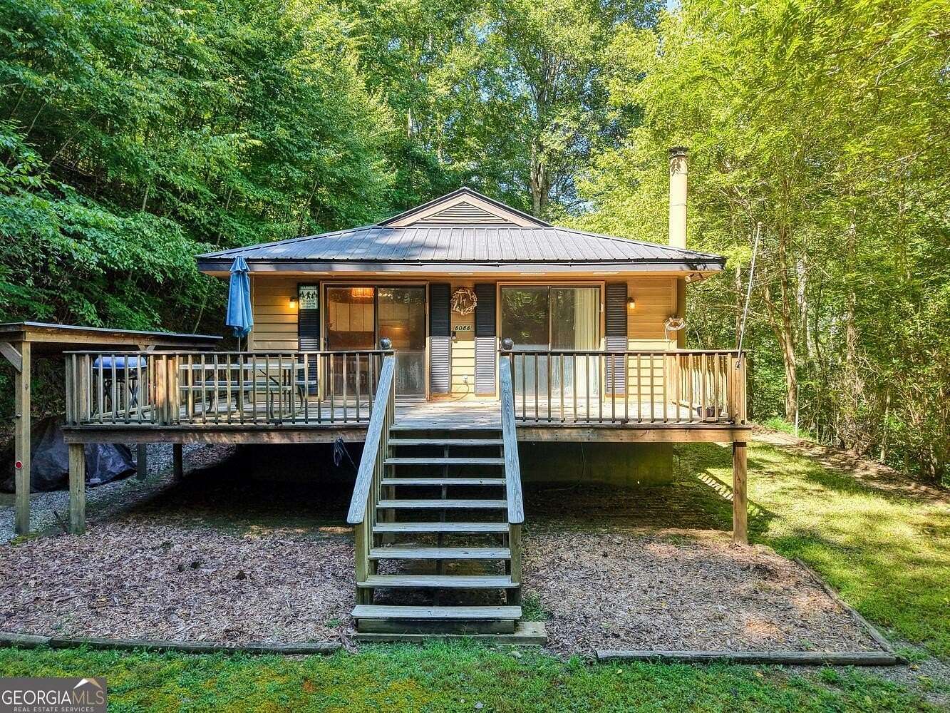 2.1 Acres of Residential Land with Home for Sale in Young Harris, Georgia