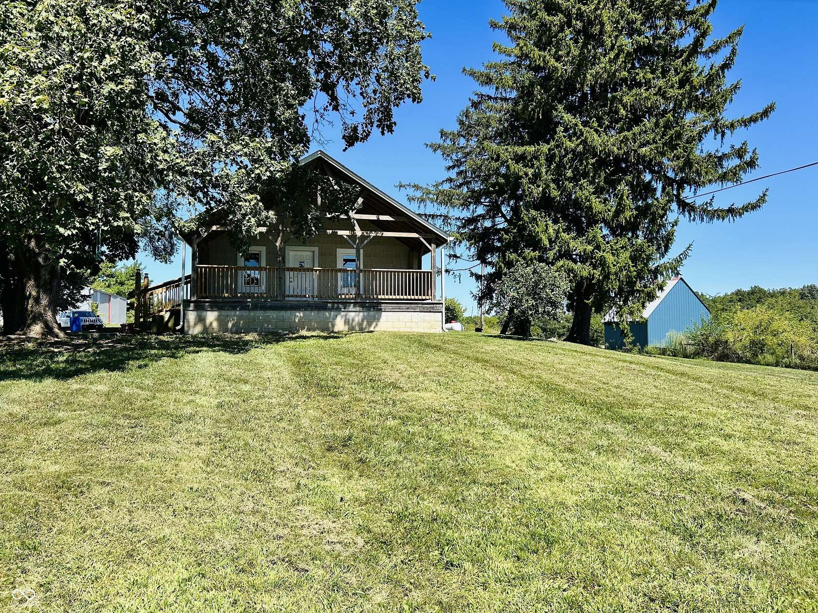 12.3 Acres of Land with Home for Sale in Fairland, Indiana