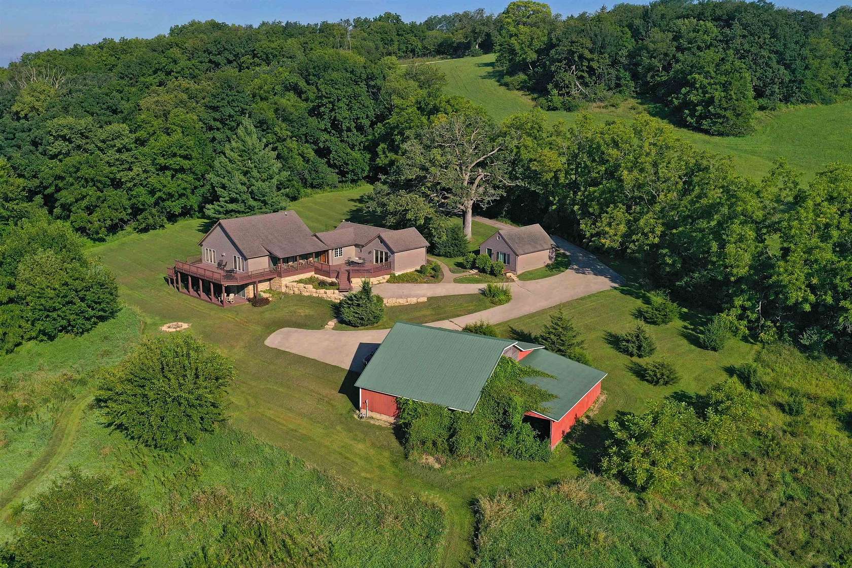 43.3 Acres of Land with Home for Sale in Hanover, Illinois