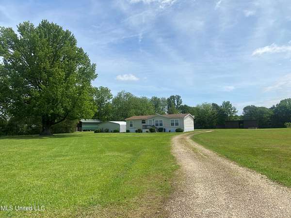 3 Acres of Residential Land with Home for Sale in Pope, Mississippi