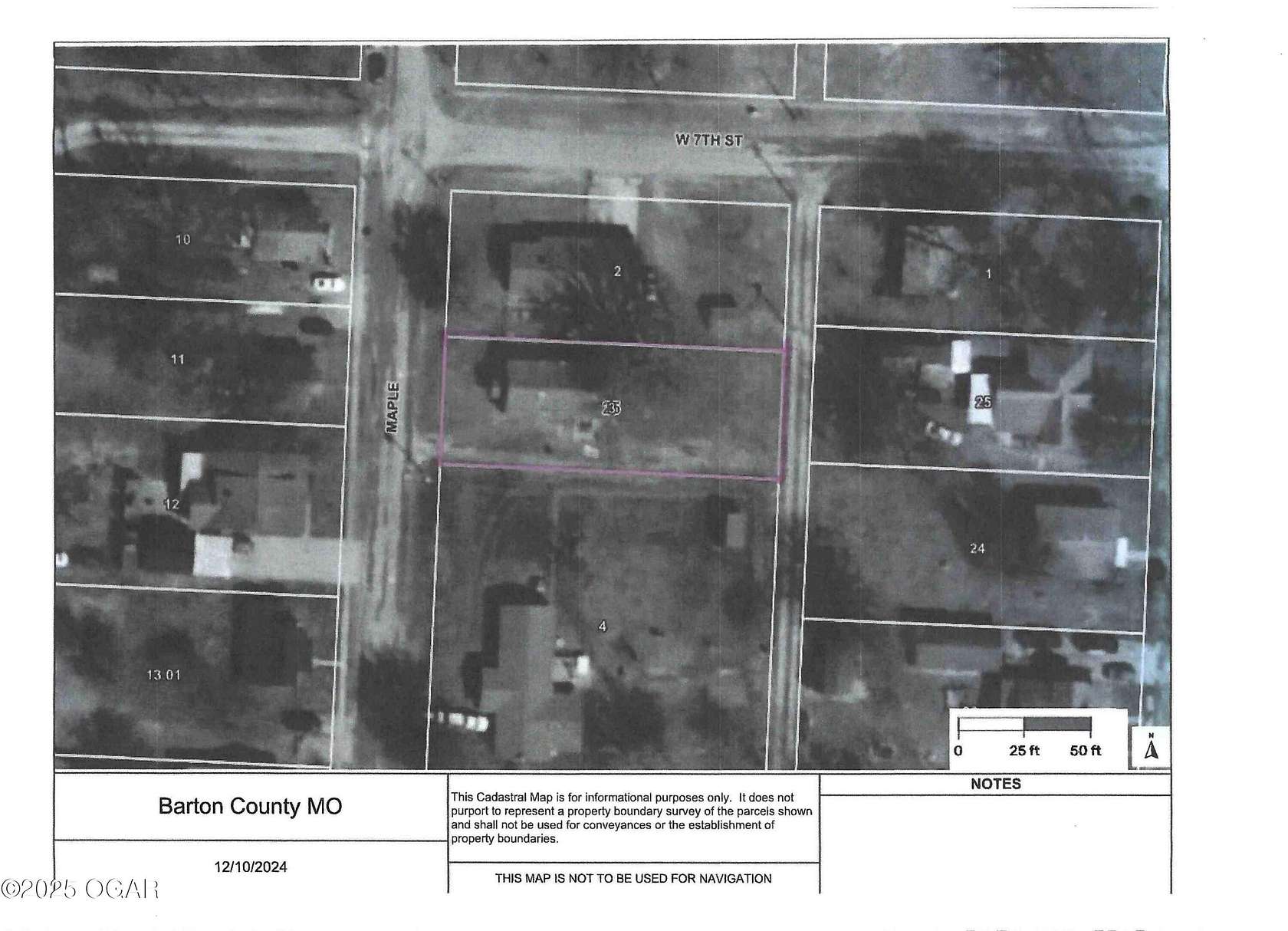 0.22 Acres of Residential Land for Sale in Lamar, Missouri