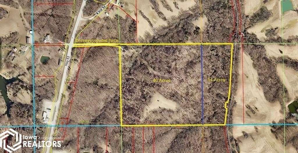 54.4 Acres of Recreational Land with Home for Sale in Ottumwa, Iowa