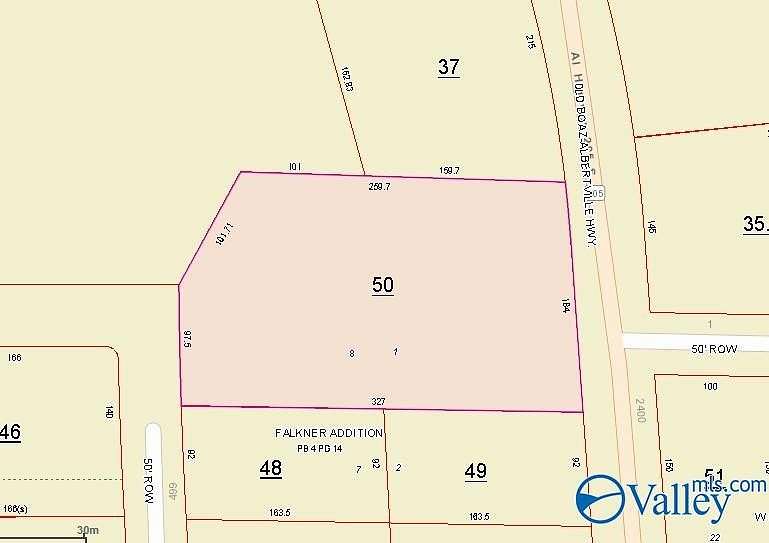 1.38 Acres of Land for Sale in Albertville, Alabama