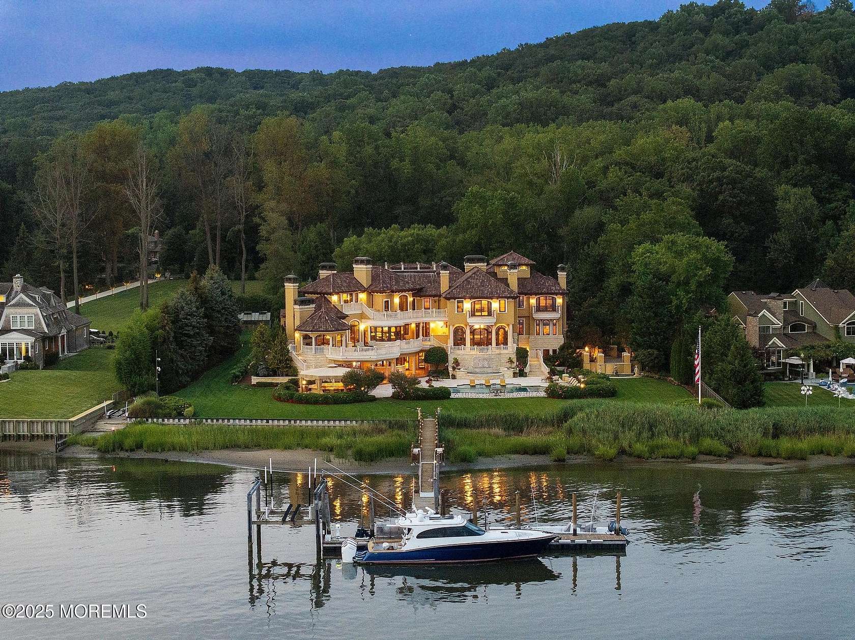 3 Acres of Residential Land with Home for Sale in Rumson, New Jersey