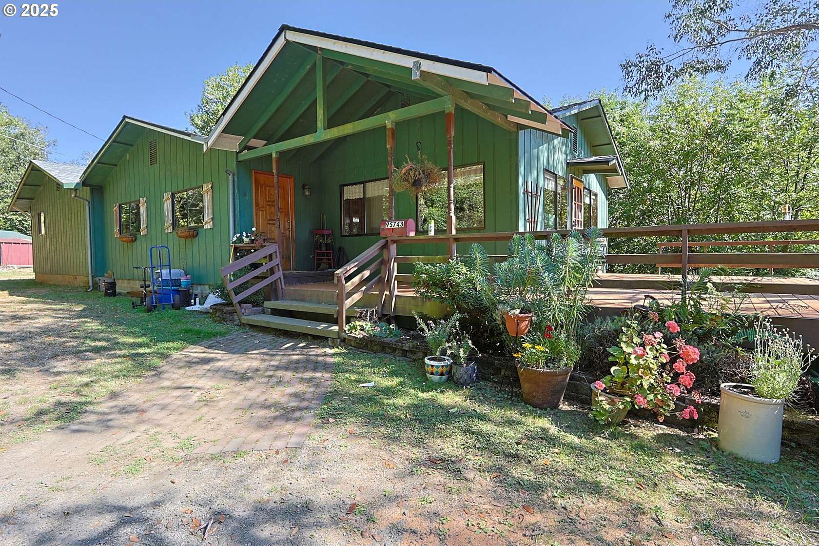 67.4 Acres of Recreational Land with Home for Sale in North Bend, Oregon