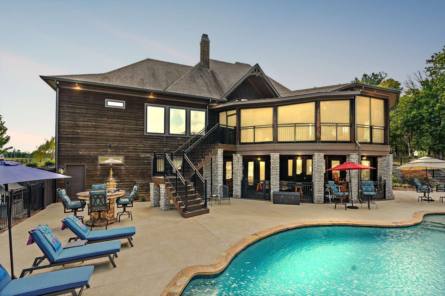 10 Acres of Residential Land with Home for Sale in Lafayette, Tennessee