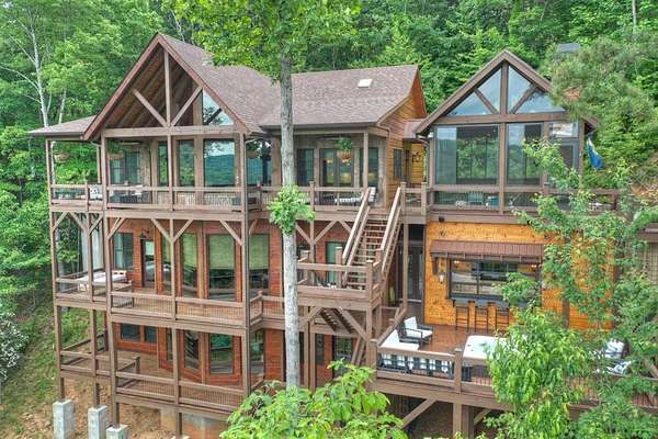 2 Acres of Land with Home for Sale in Blue Ridge, Georgia