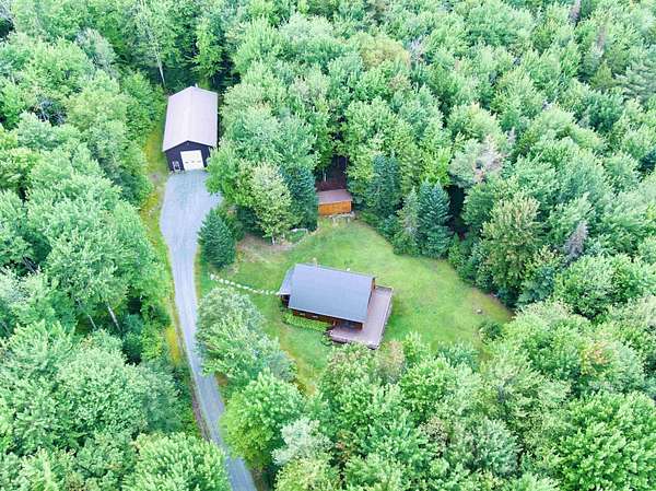 10.1 Acres of Recreational Land with Home for Sale in Westfield, Vermont