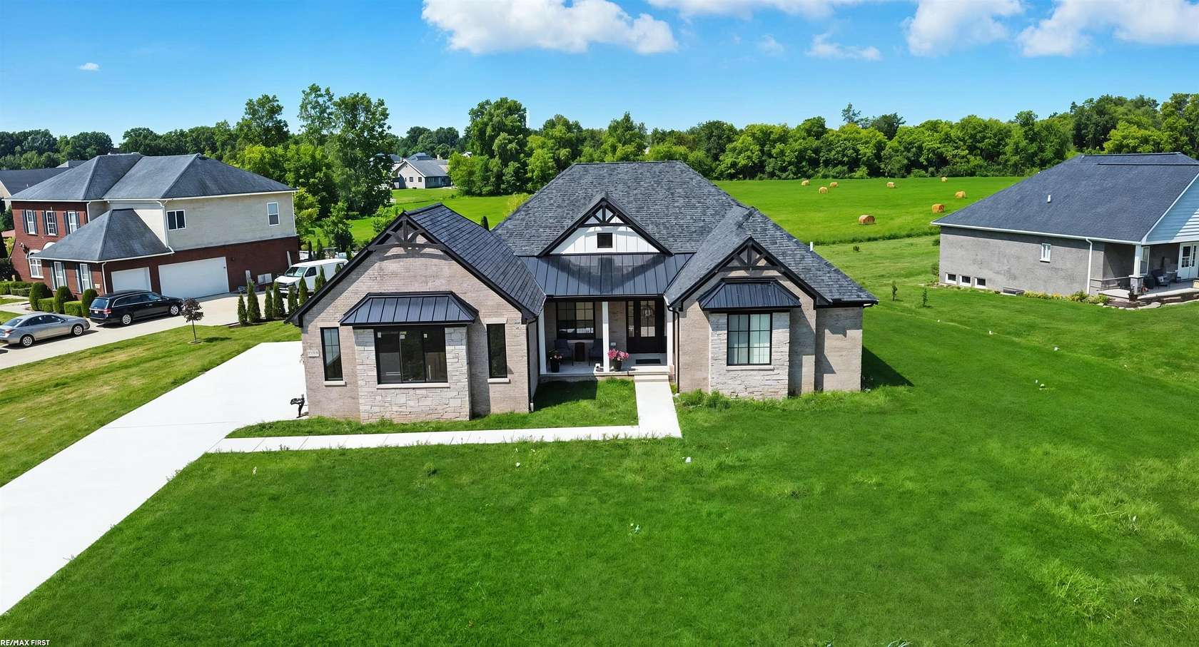 4 Acres of Residential Land with Home for Sale in Almont, Michigan