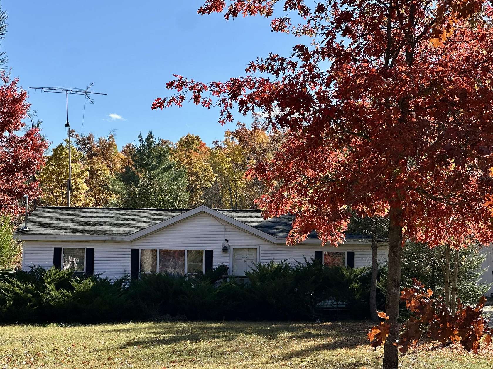 2.5 Acres of Residential Land with Home for Sale in Grayling, Michigan