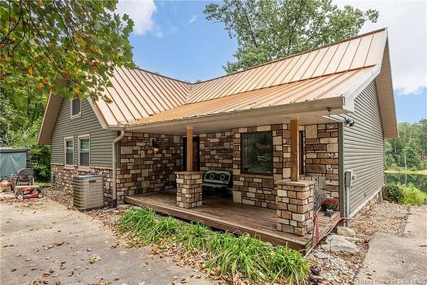 3.1 Acres of Residential Land with Home for Sale in Otisco, Indiana