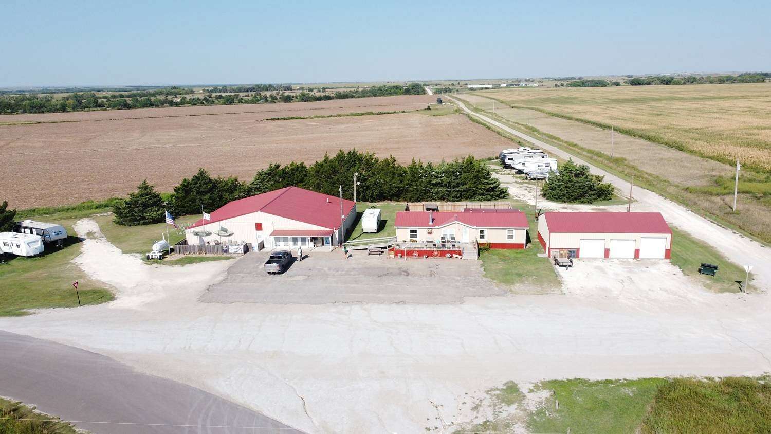 2.2 Acres of Residential Land with Home for Sale in Stockton, Kansas