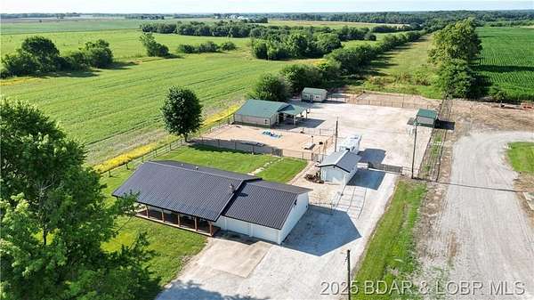 8.3 Acres of Land with Home for Sale in Tipton, Missouri