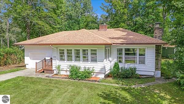 5.25 Acres of Residential Land with Home for Sale in Glennie, Michigan