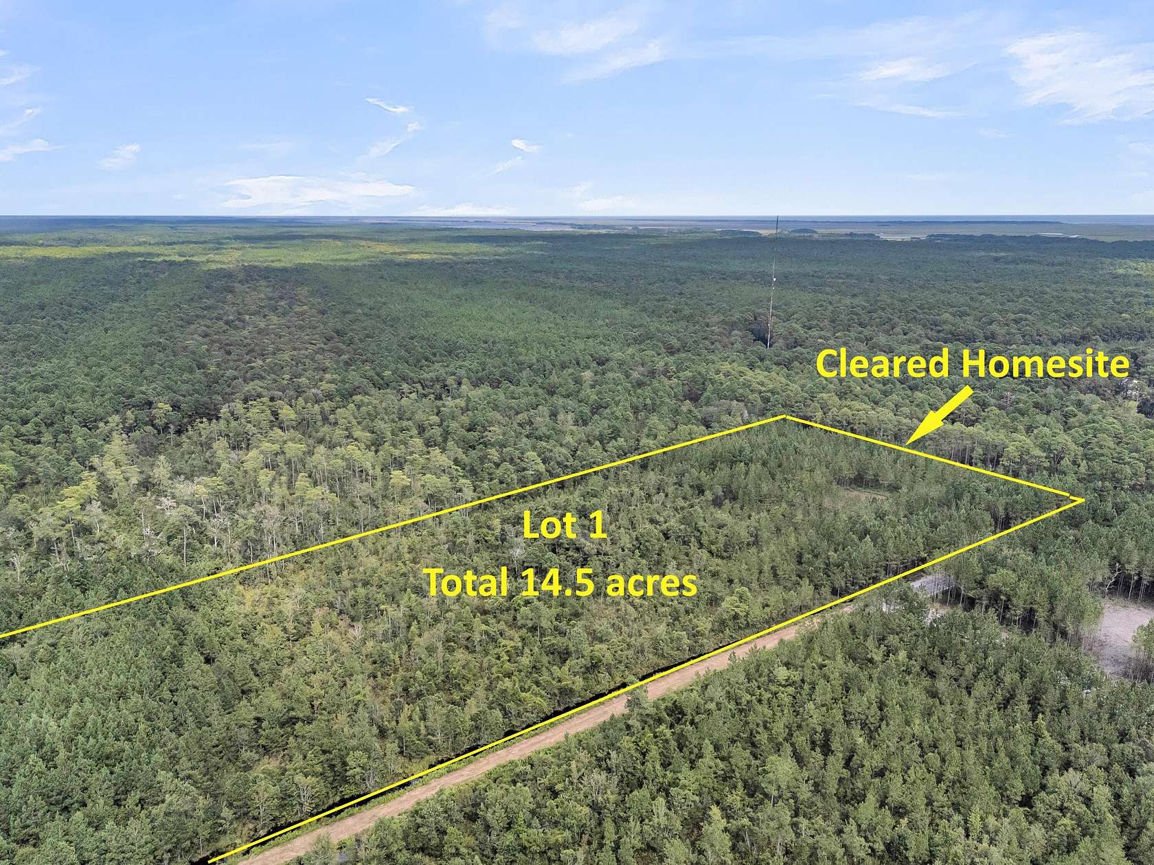 14.6 Acres of Recreational Land for Sale in McClellanville, South Carolina