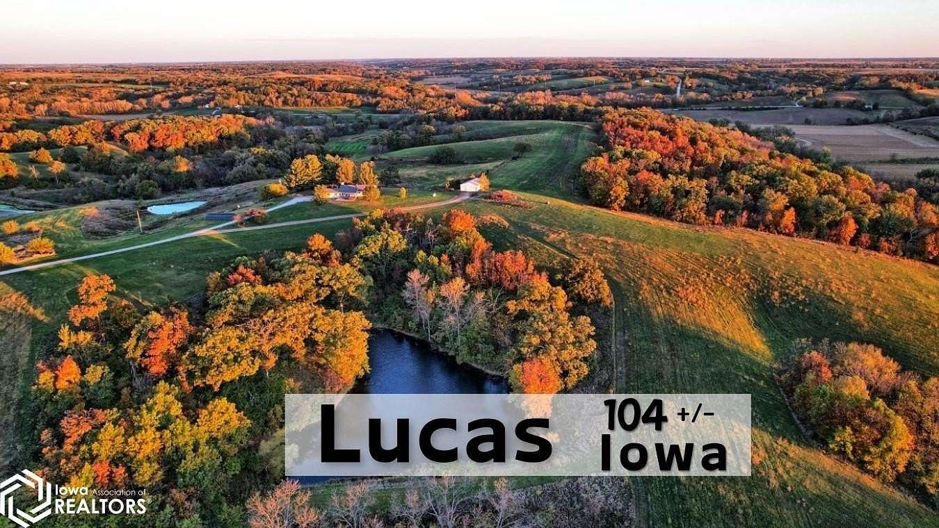 104 Acres of Land with Home for Sale in Chariton, Iowa