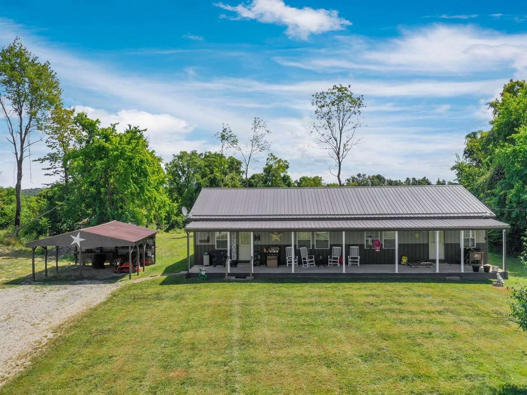 25 Acres of Recreational Land with Home for Sale in Glouster, Ohio