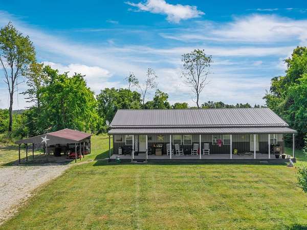 25 Acres of Recreational Land with Home for Sale in Glouster, Ohio